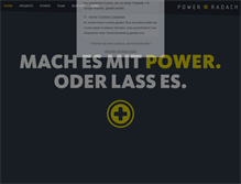 Tablet Screenshot of power-radach.de